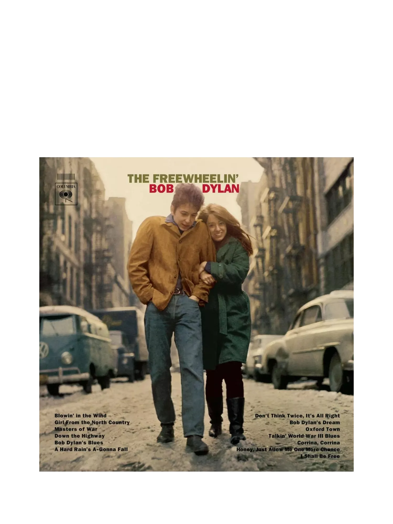 Rough Trade Bob Dylan Freewheelin vinyl record 12 inch (British brand)