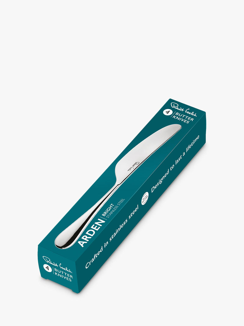 Robert Welch Arden Bright butter knife set, imported from the UK