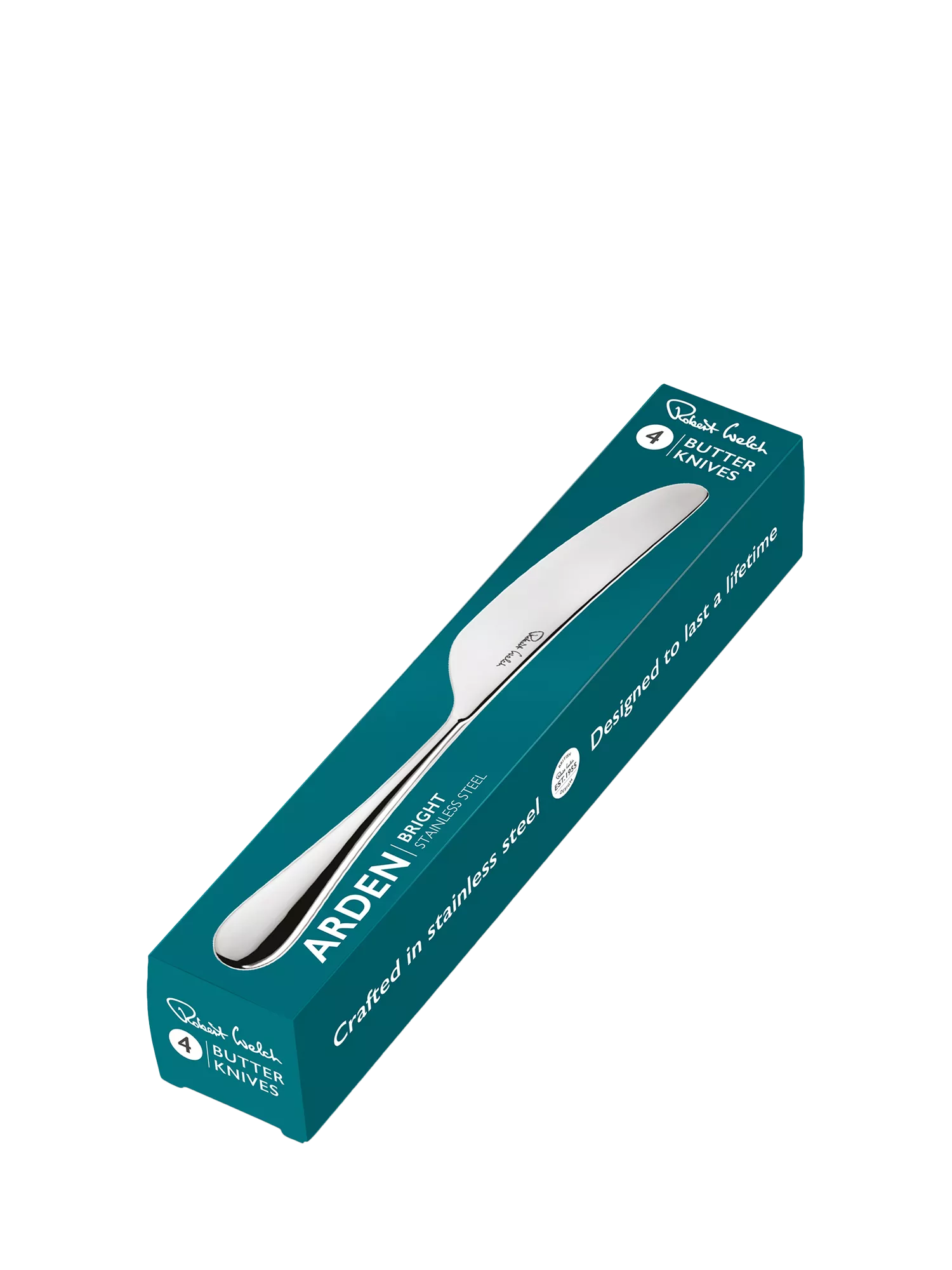 Robert Welch Arden Bright butter knife set, imported from the UK