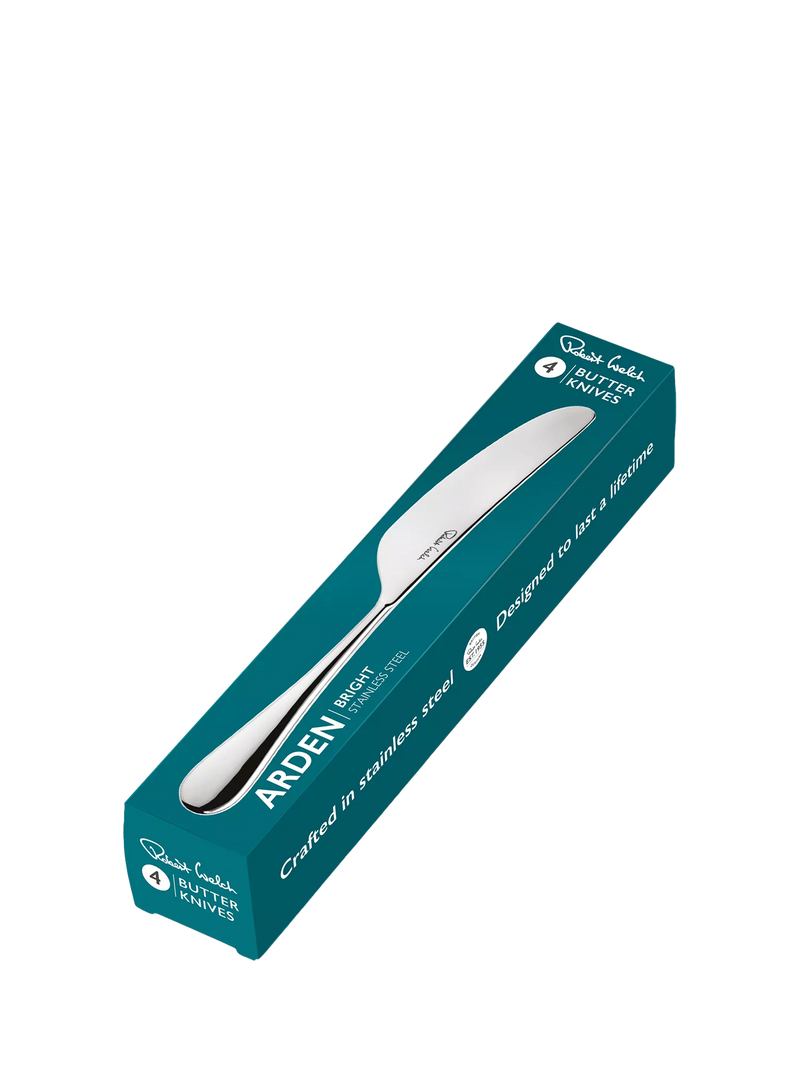 Robert Welch Arden Bright butter knife set, imported from the UK
