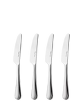 Robert Welch Kingham Bright butter knives set of 4, imported from the UK