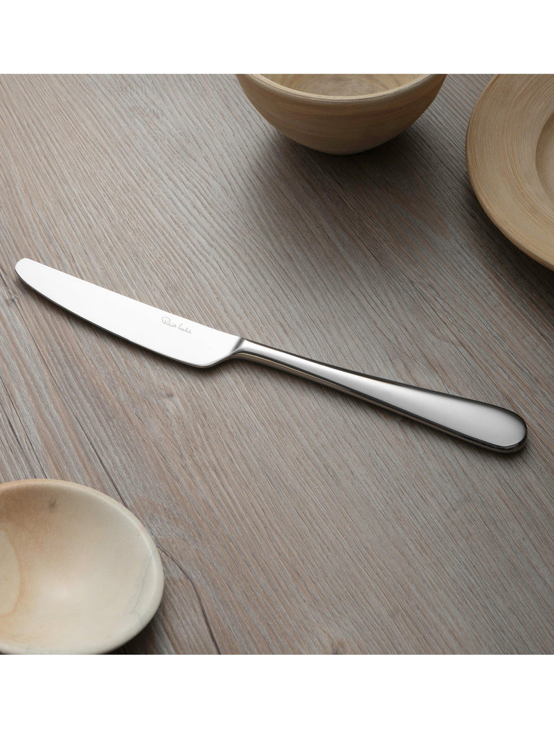 Robert Welch Kingham Bright stainless steel table knives set of 4, imported from the UK