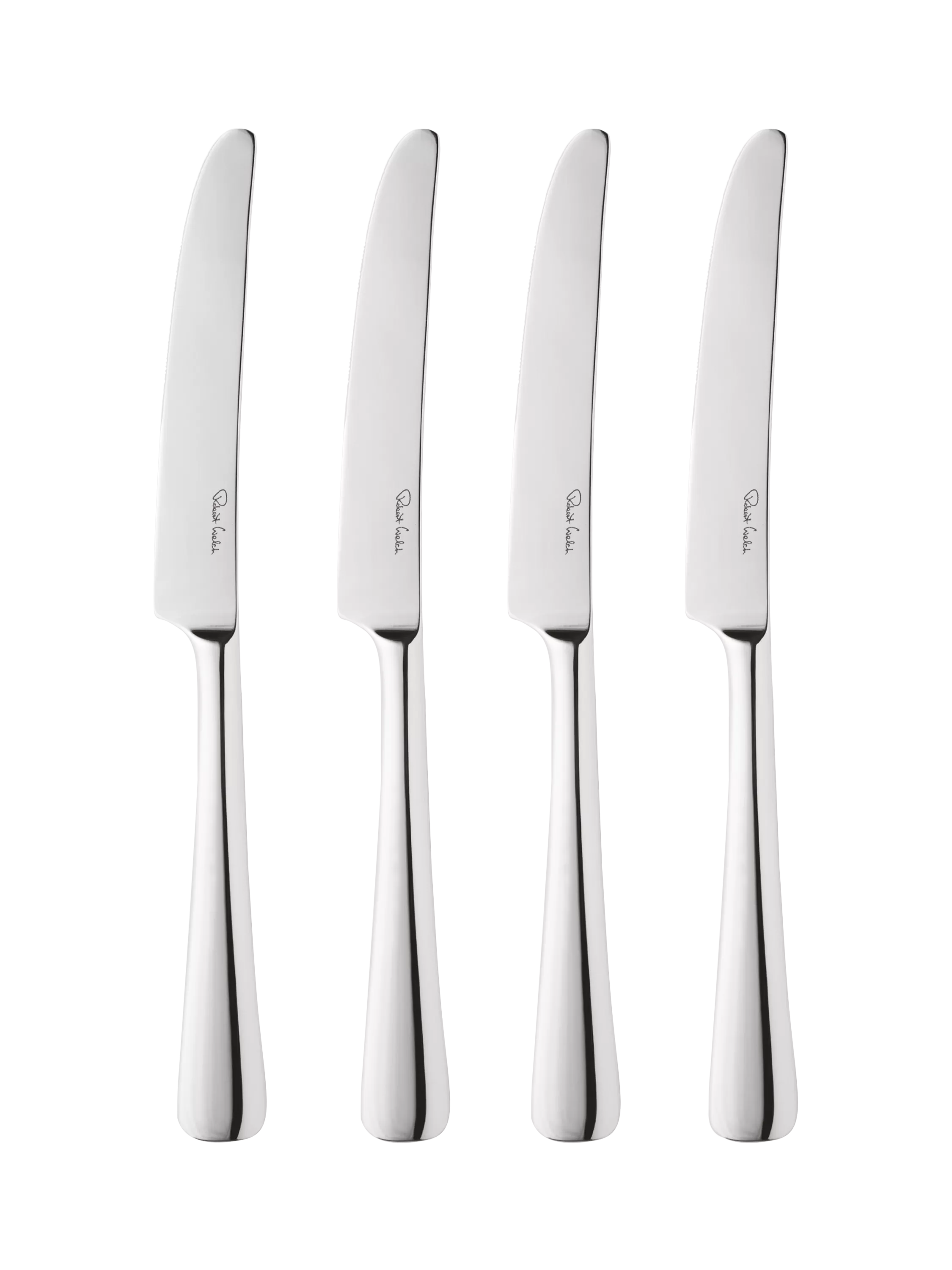 Robert Welch Malvern Bright side knives set of 4 (British brand)