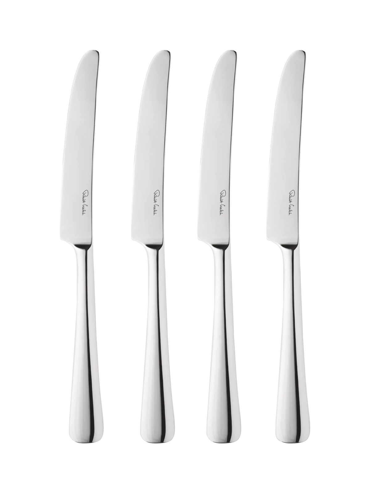 Robert Welch Malvern Bright side knives set of 4 (British brand)