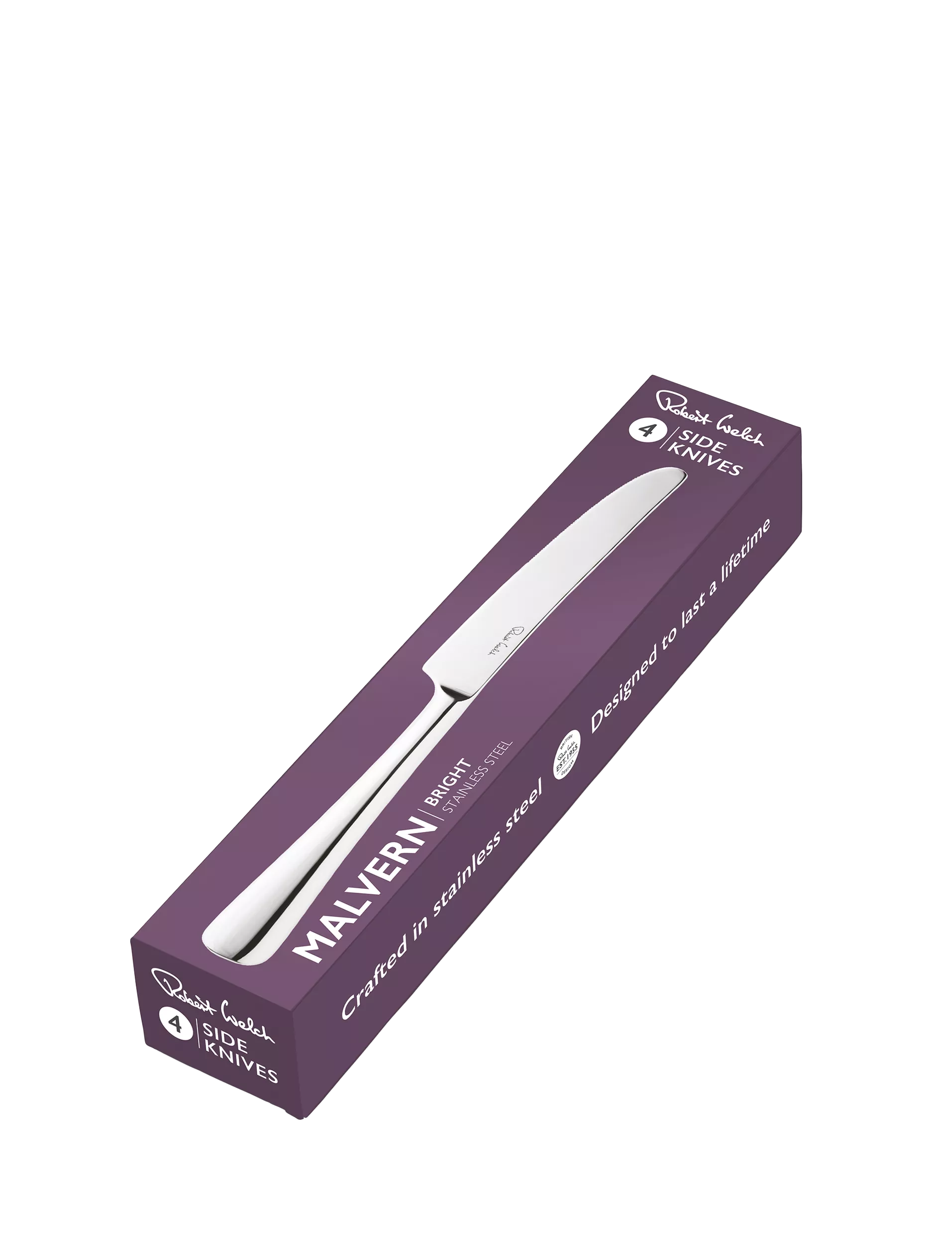 Robert Welch Malvern Bright side knives set of 4 (British brand)