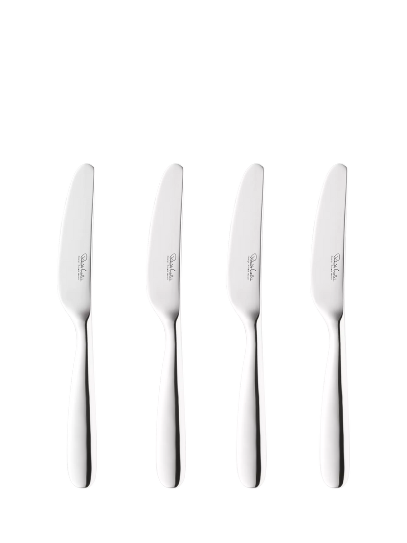 Robert Welch Stanton Bright butter knives set of 4 - British product