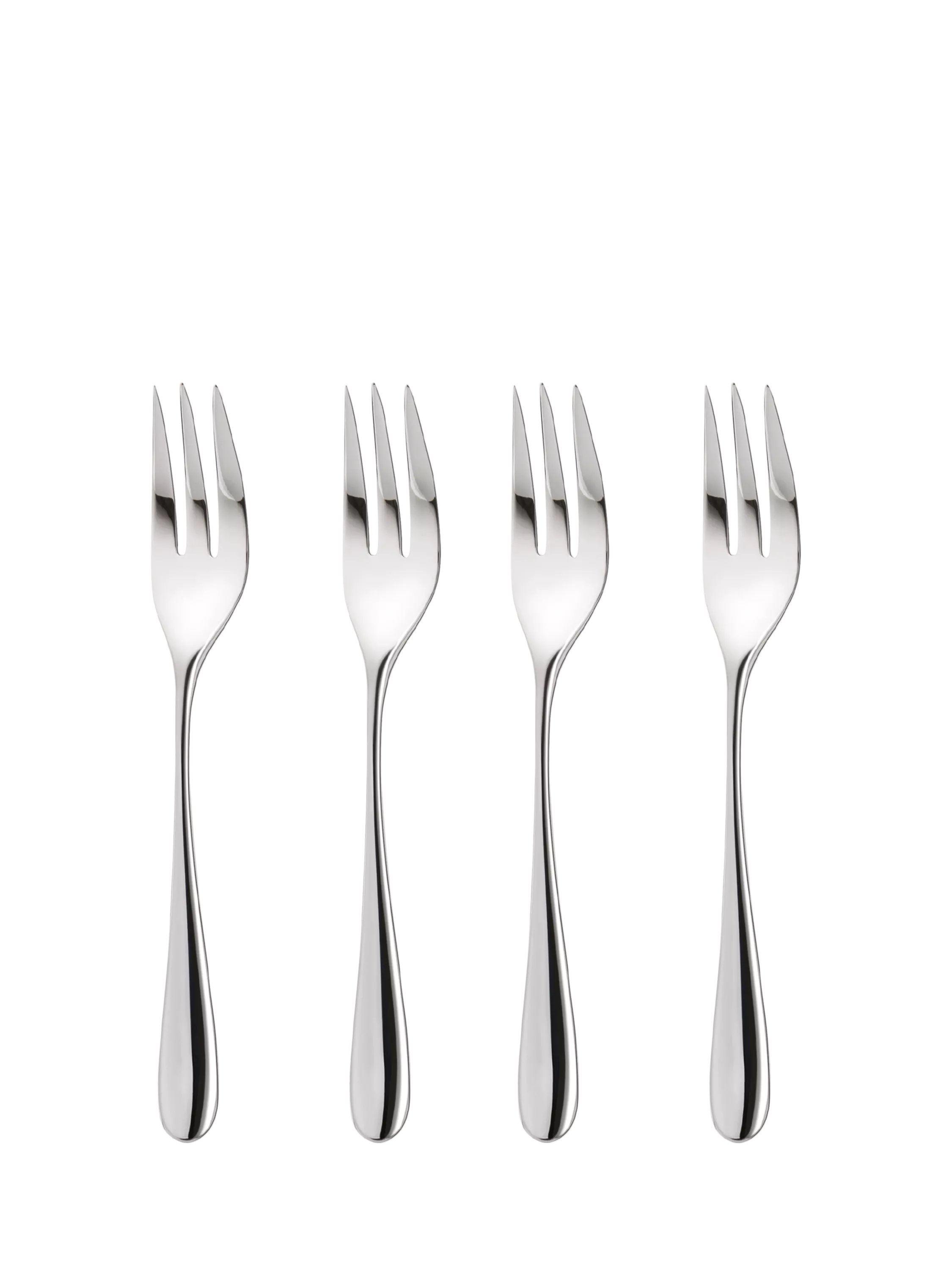Robert Welch Arden Bright pastry forks set of 4, imported from the UK