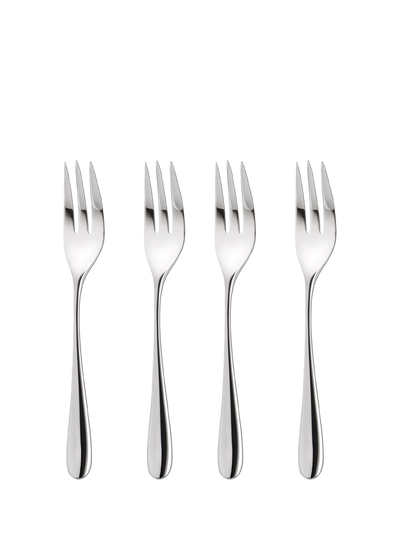 John Lewis Robert Welch Arden Bright Stainless Steel Pastry Forks, Set of 4- Buy online at McGrocer