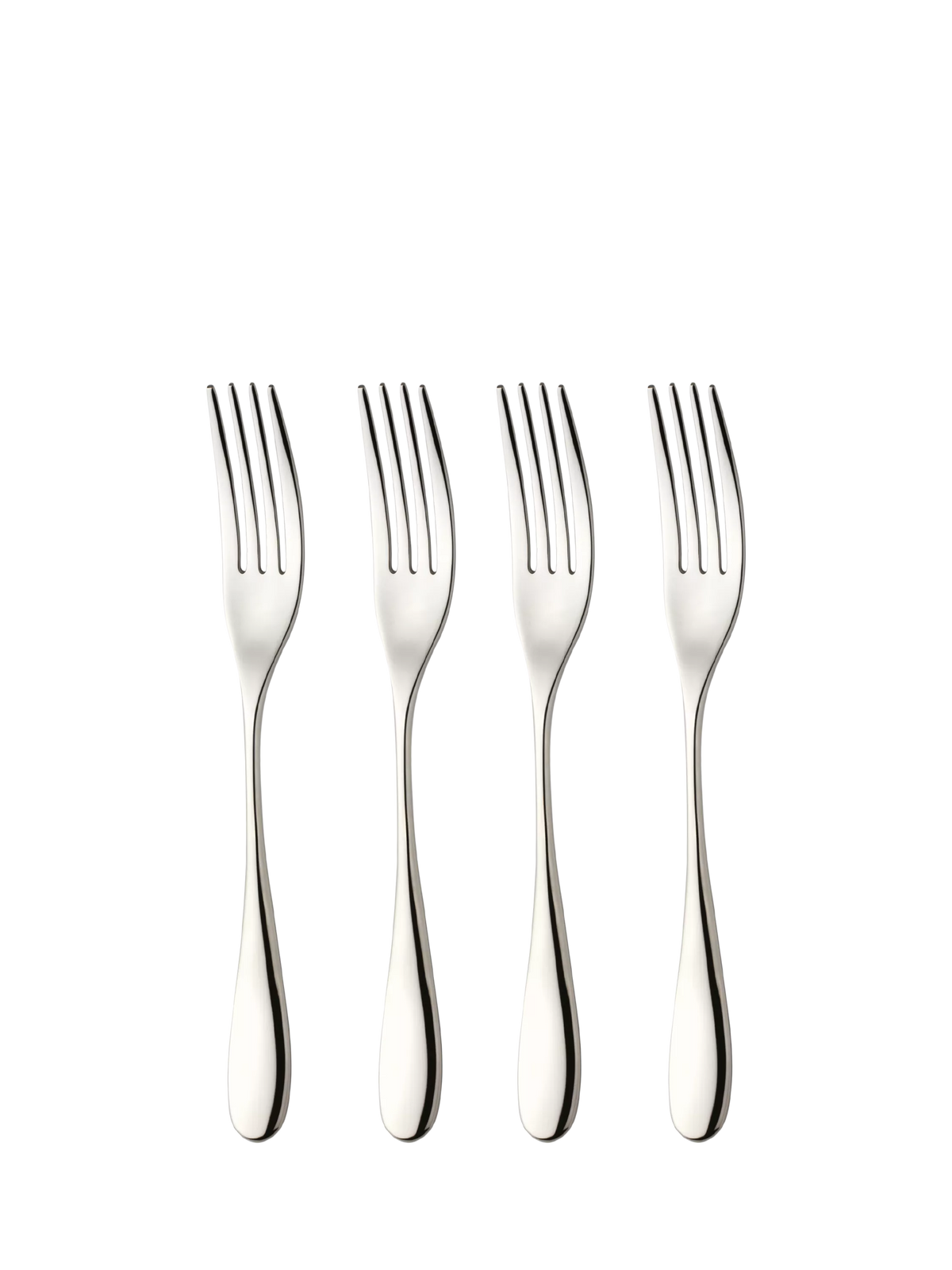 Robert Welch Arden Bright stainless steel table forks set of 4, UK version