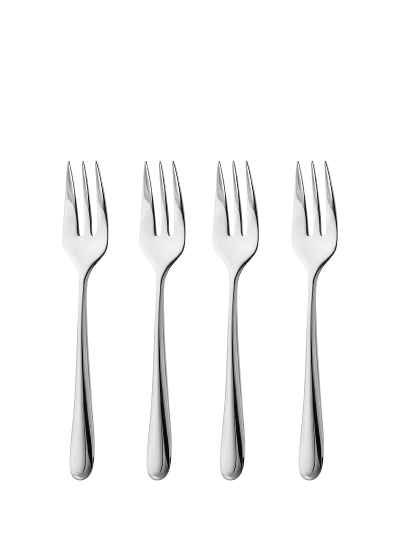 Robert Welch Kingham Bright pastry forks set of 4, UK version