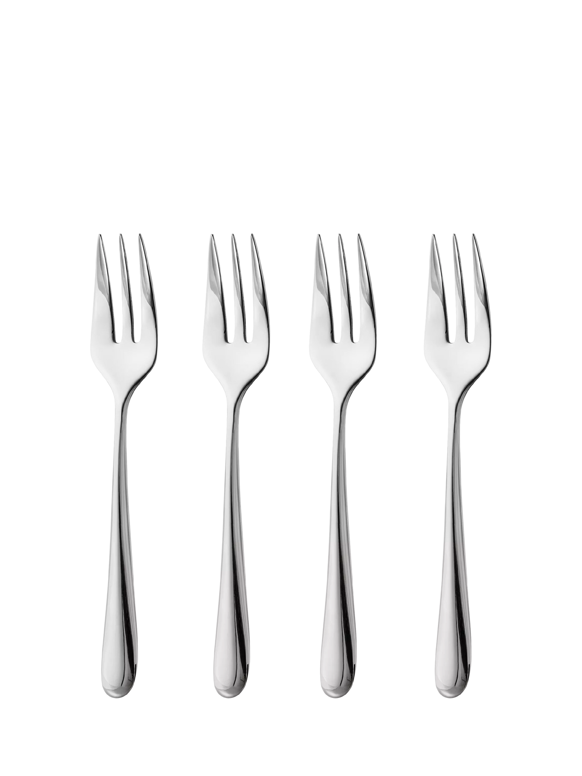 Robert Welch Kingham Bright pastry forks set of 4, UK version