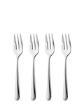 Robert Welch Kingham Bright pastry forks set of 4, UK version