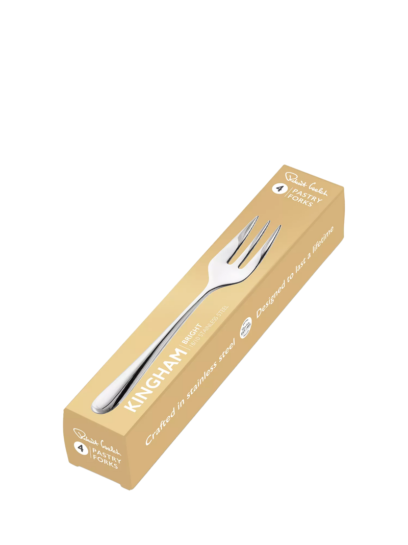 Robert Welch Kingham Bright pastry forks set of 4, UK version