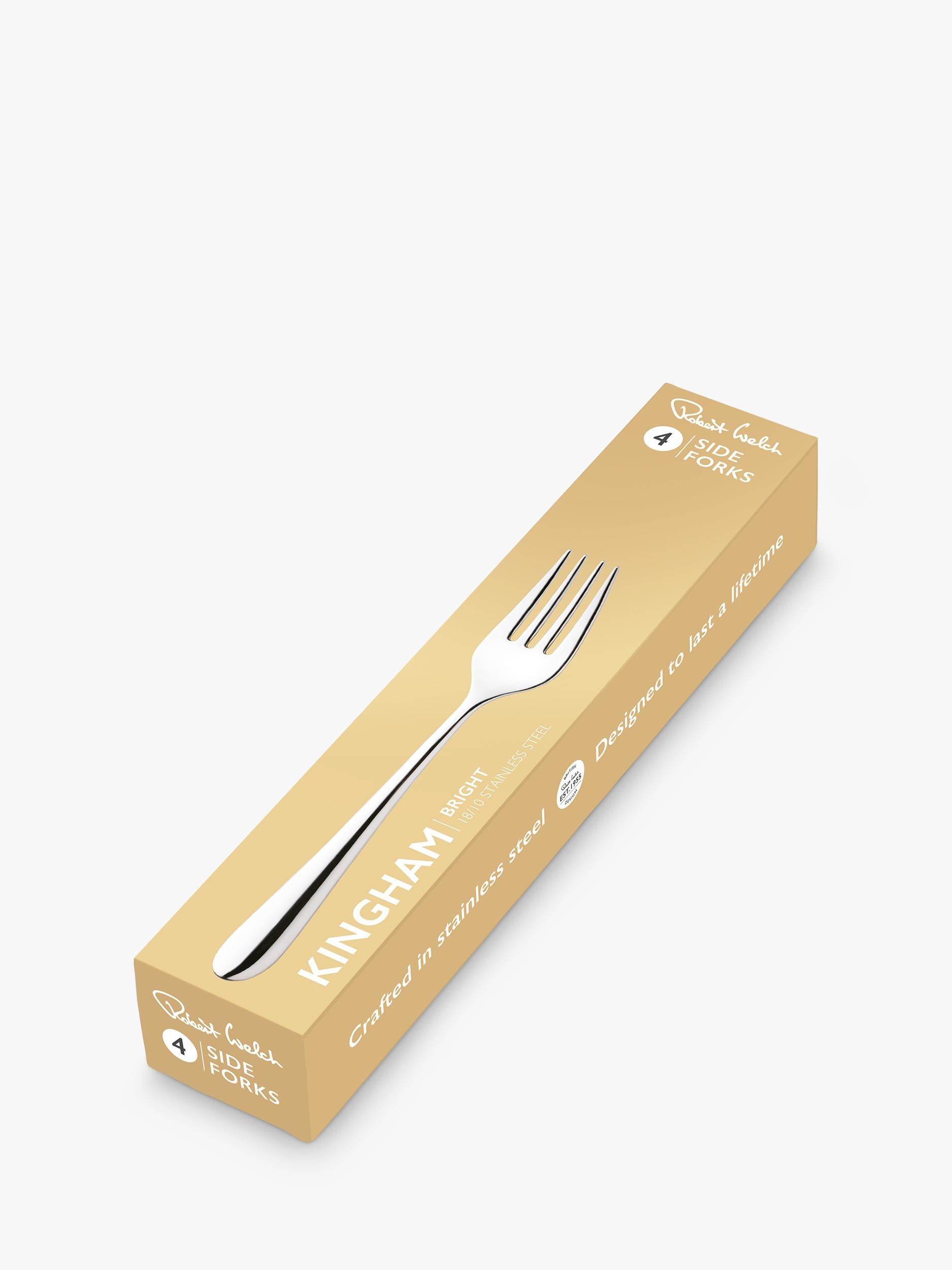 Robert Welch Kingham Bright side forks set of 4 (British brand)