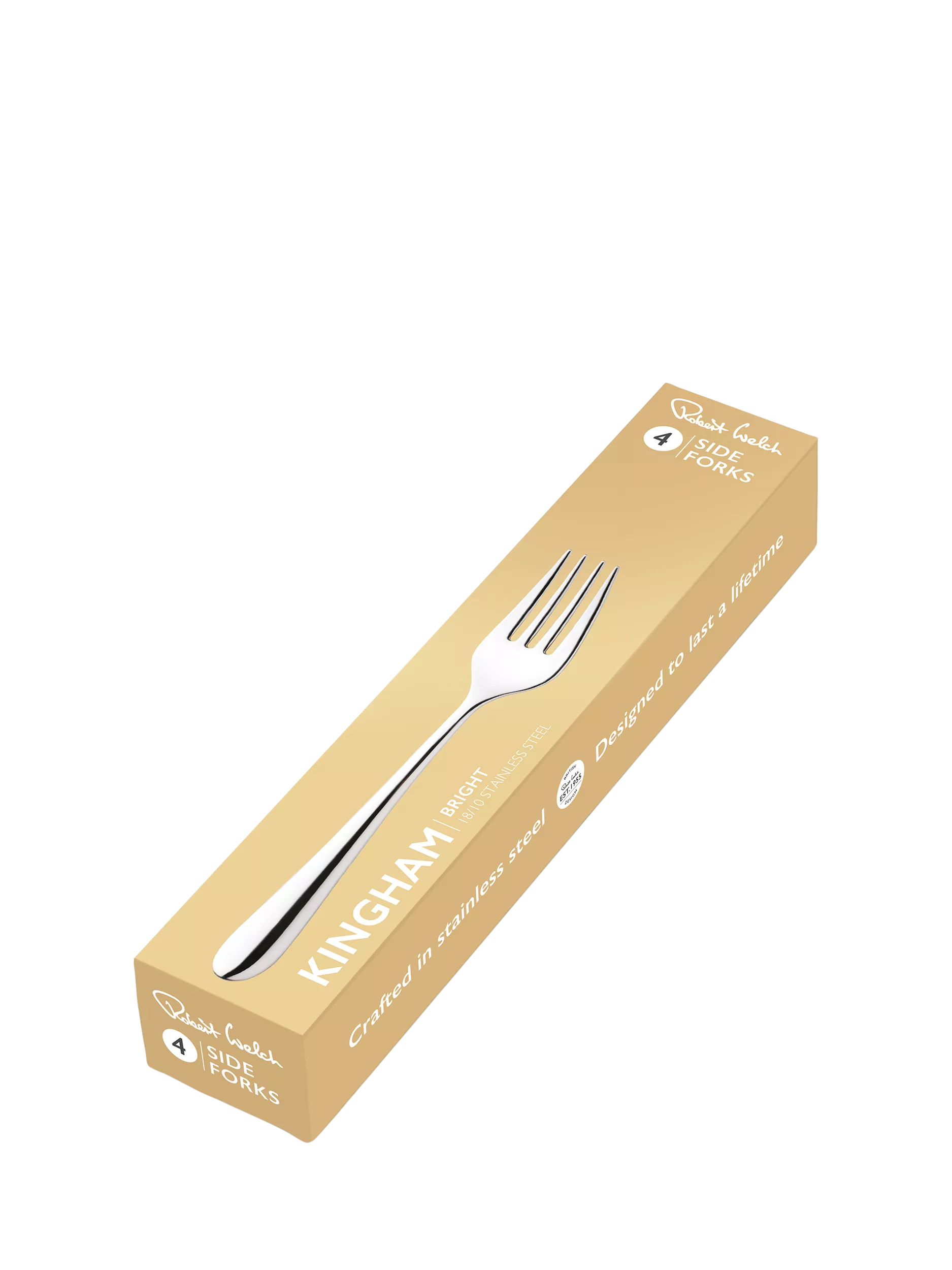 Robert Welch Kingham Bright side forks set of 4 (British brand)