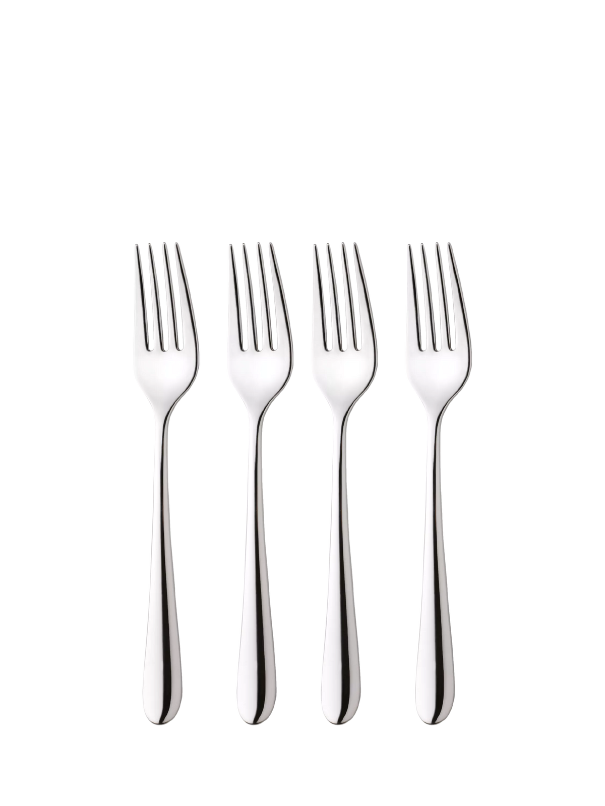 Robert Welch Kingham Bright stainless steel table forks set of 4, UK version
