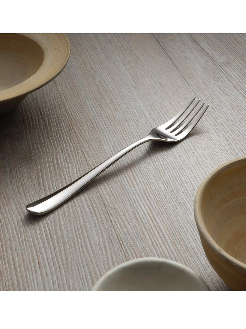 Robert Welch Kingham Bright stainless steel table forks set of 4, UK version