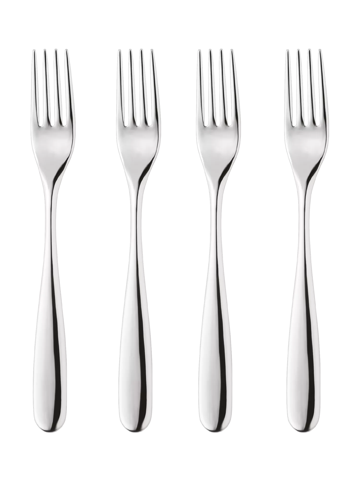 Robert Welch Stanton Bright stainless steel side forks set of 4 (British brand)