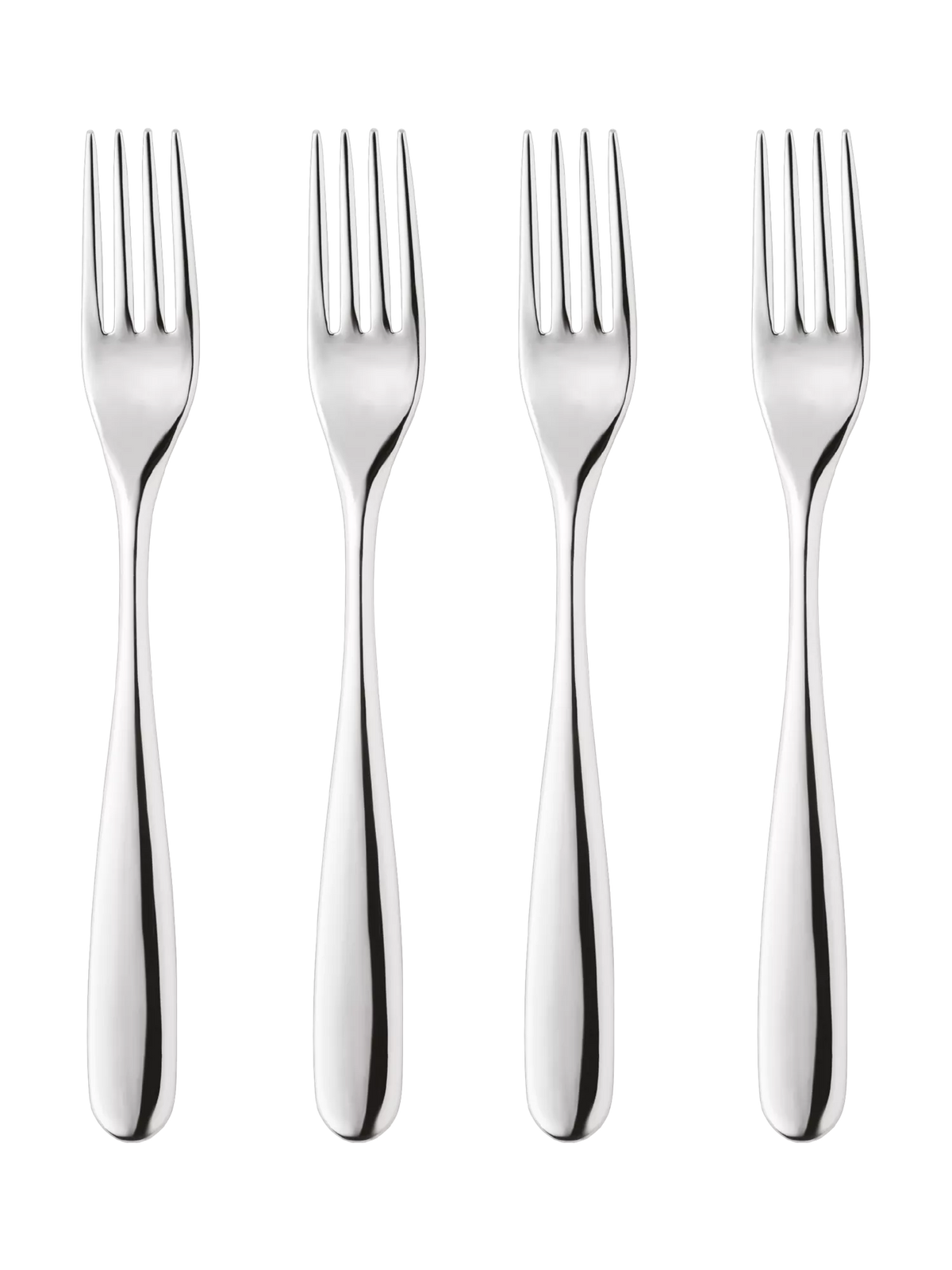 Robert Welch Stanton Bright stainless steel side forks set of 4 (British brand)