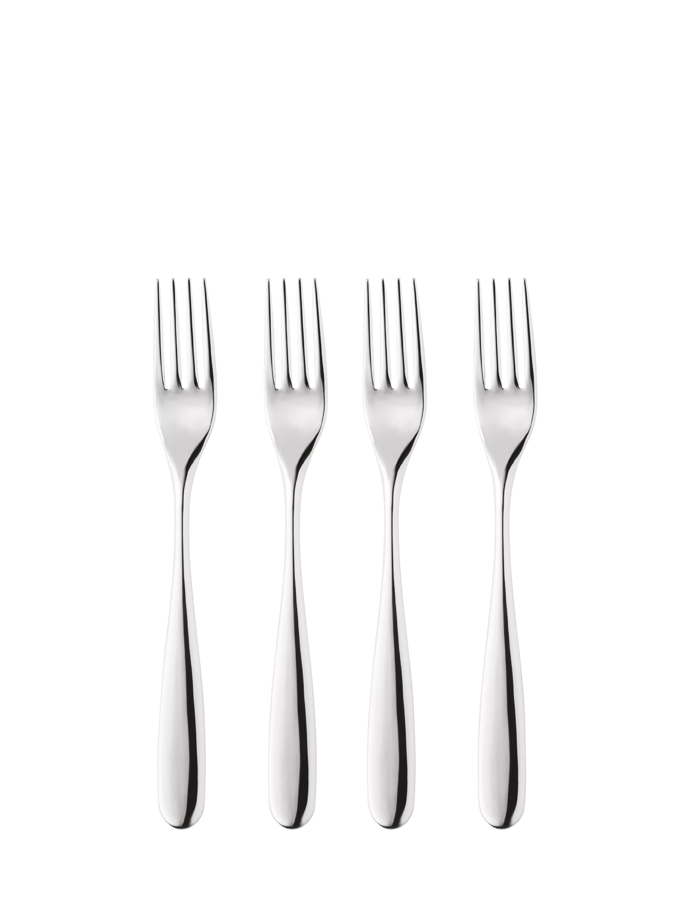 Robert Welch Stanton Bright table forks set of 4, UK version