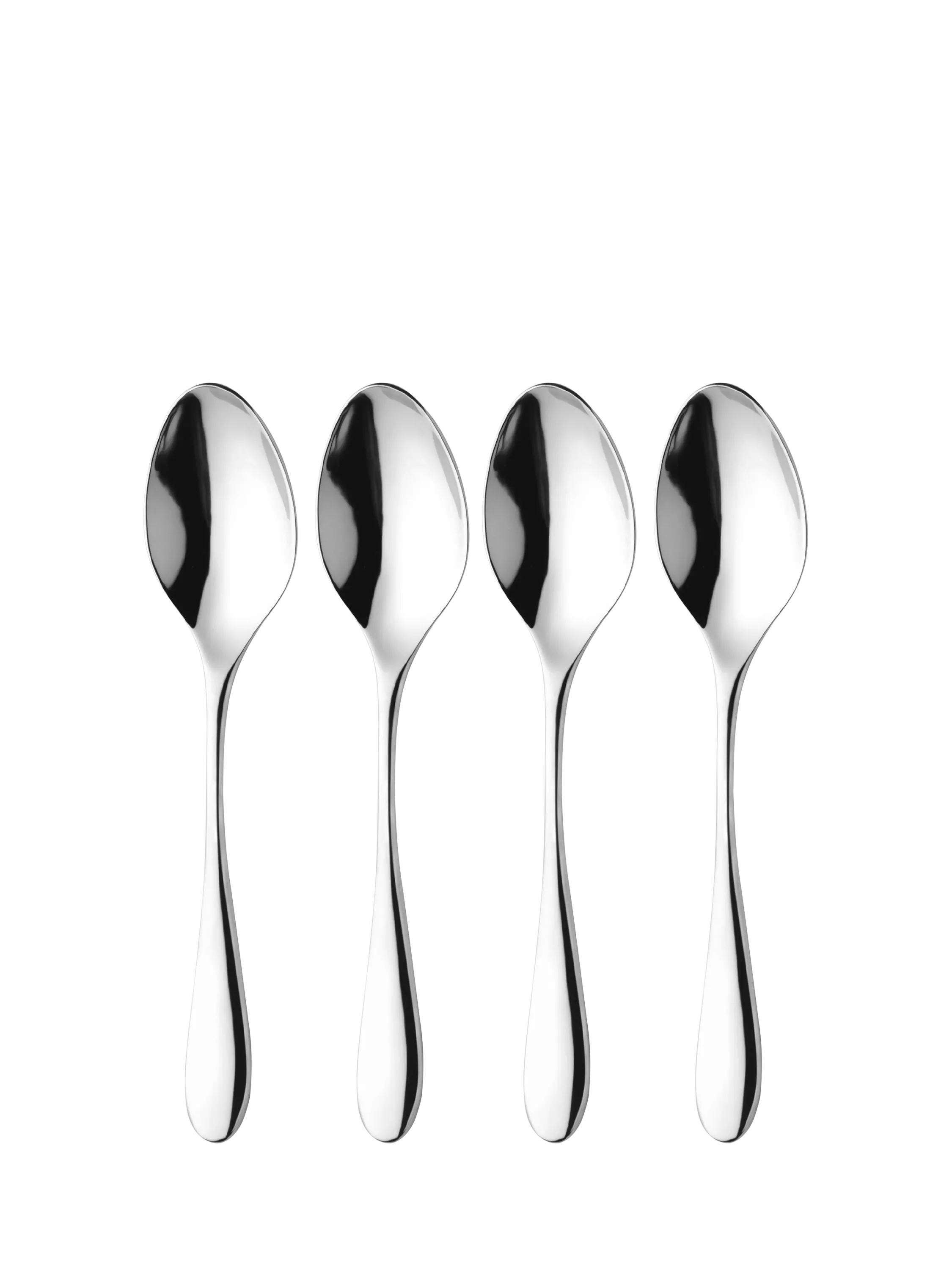 Robert Welch Arden Bright soup spoons set of 4, imported from the UK