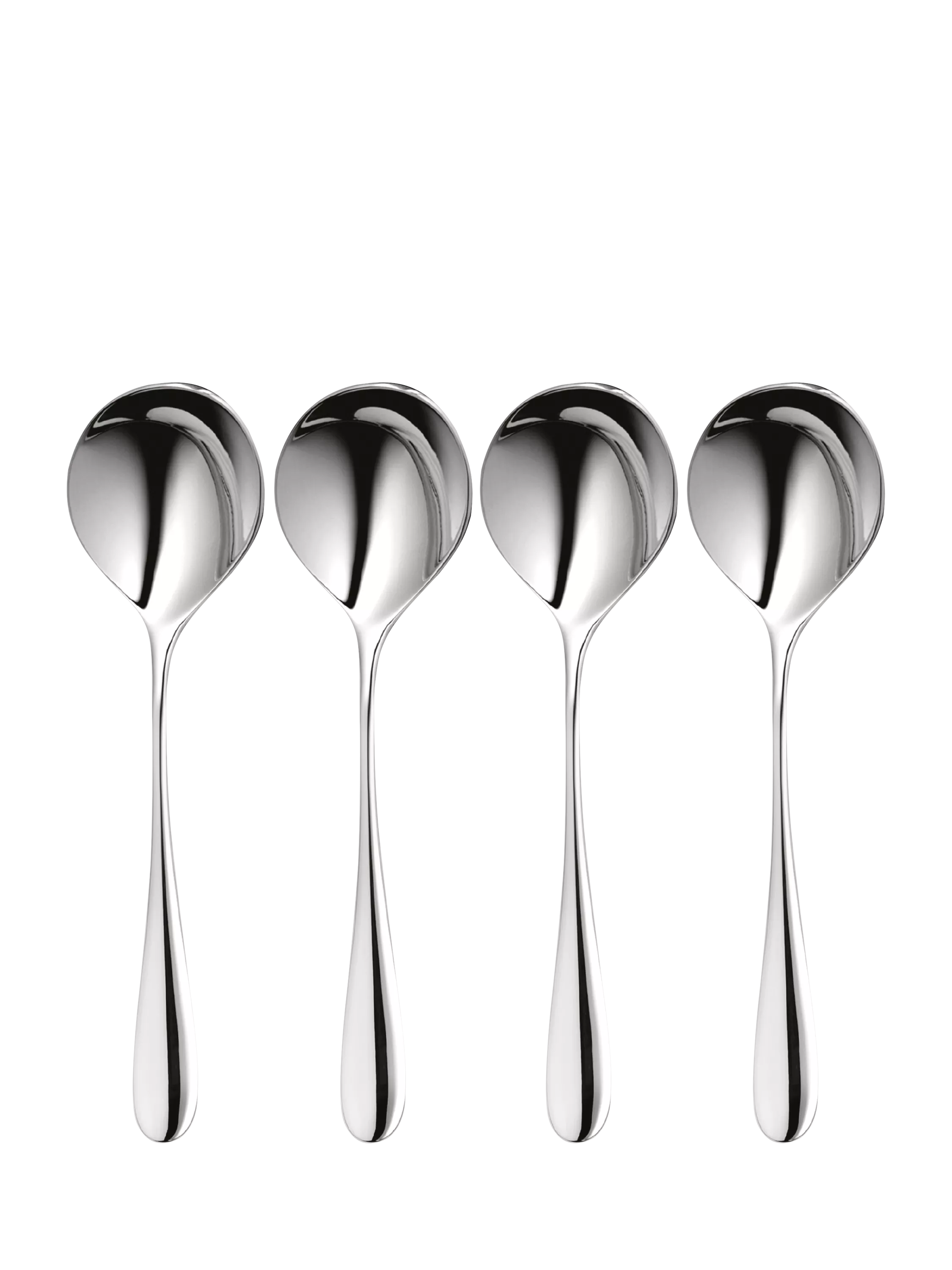 Robert Welch Arden Bright soup spoons set of 4, UK version