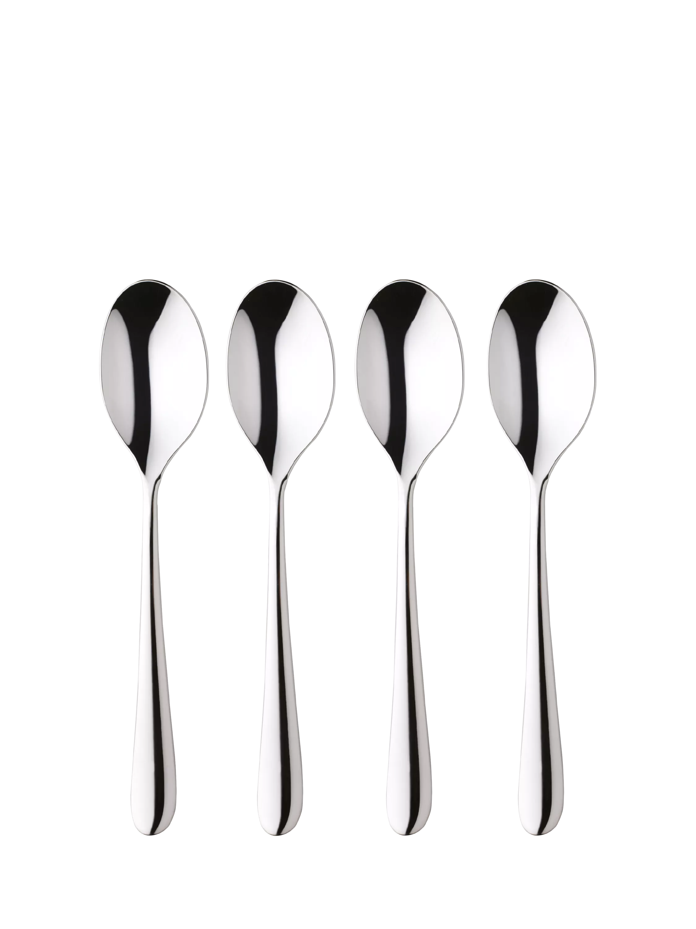 Robert Welch Kingham Bright dessert spoons set of 4, UK version