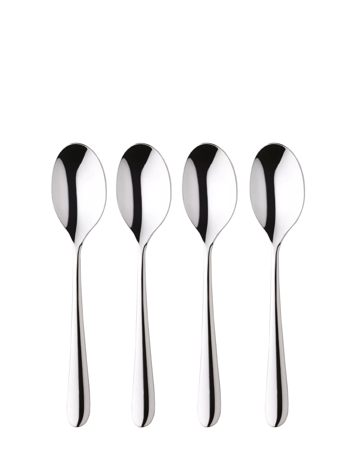 Robert Welch Kingham Bright dessert spoons set of 4, UK version