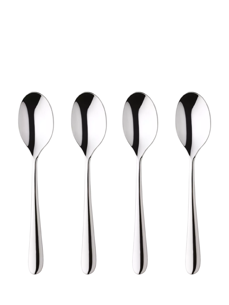 Robert Welch Kingham Bright teaspoons set of 4 - British product