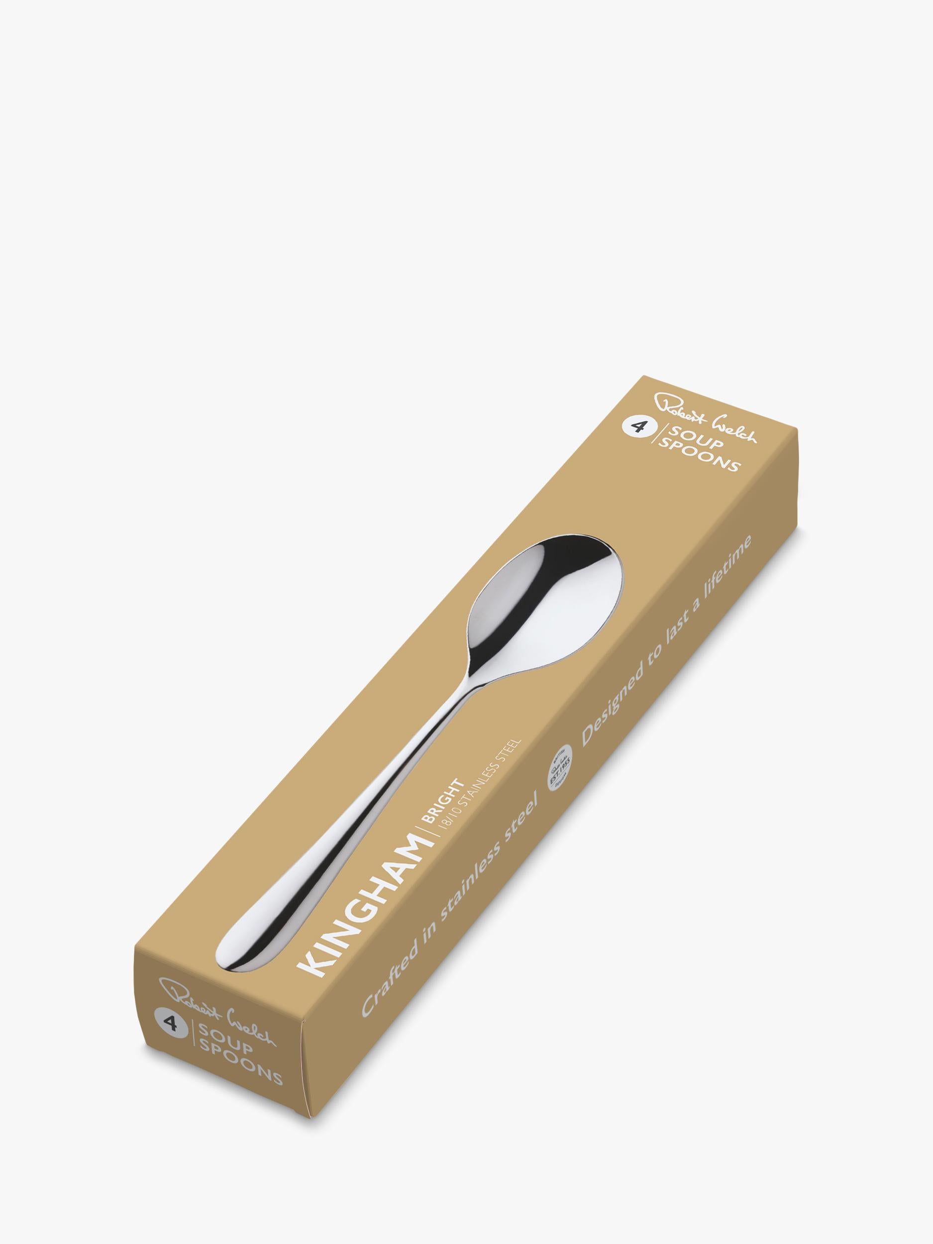 Robert Welch soup spoons set of 4 - British product