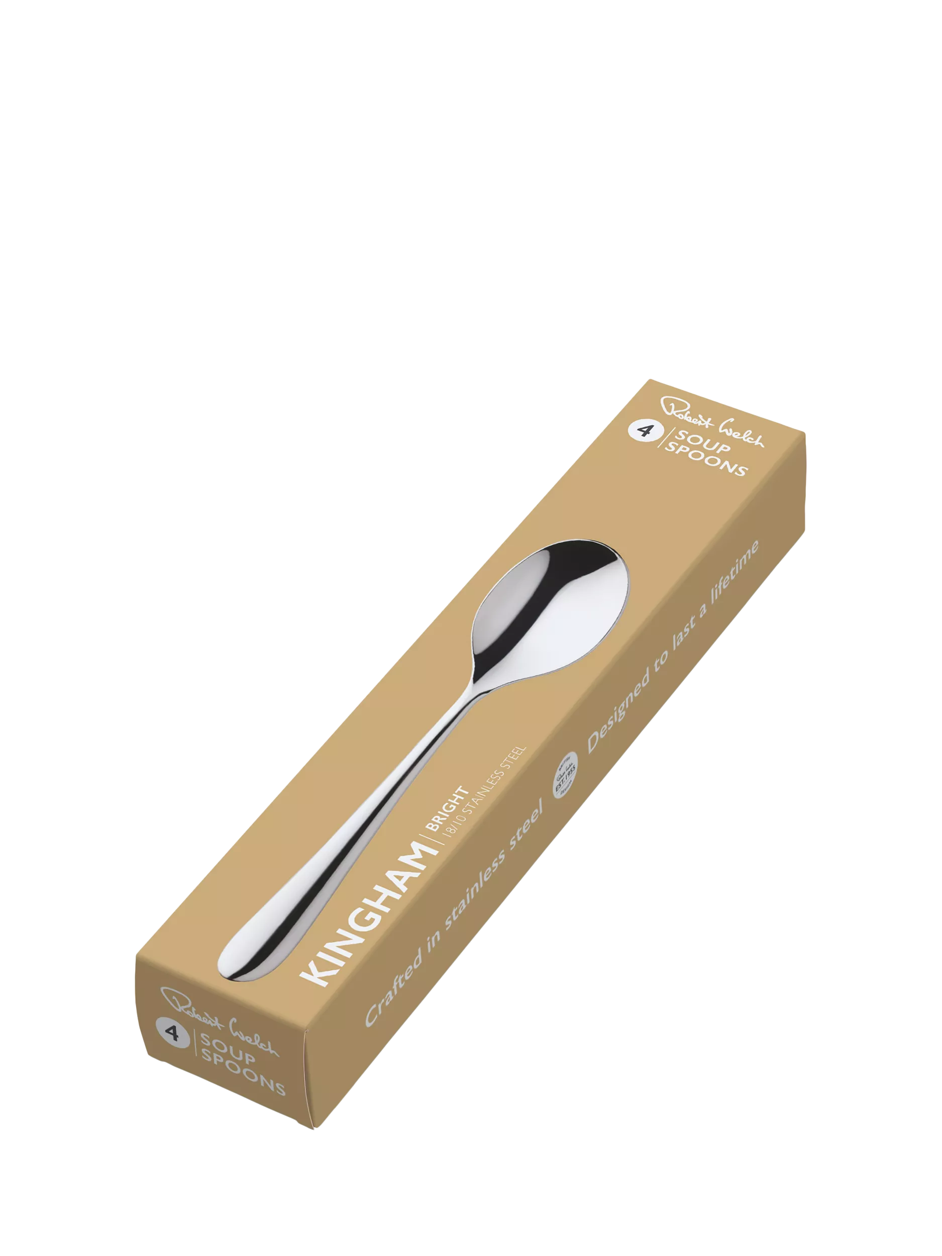Robert Welch soup spoons set of 4 - British product