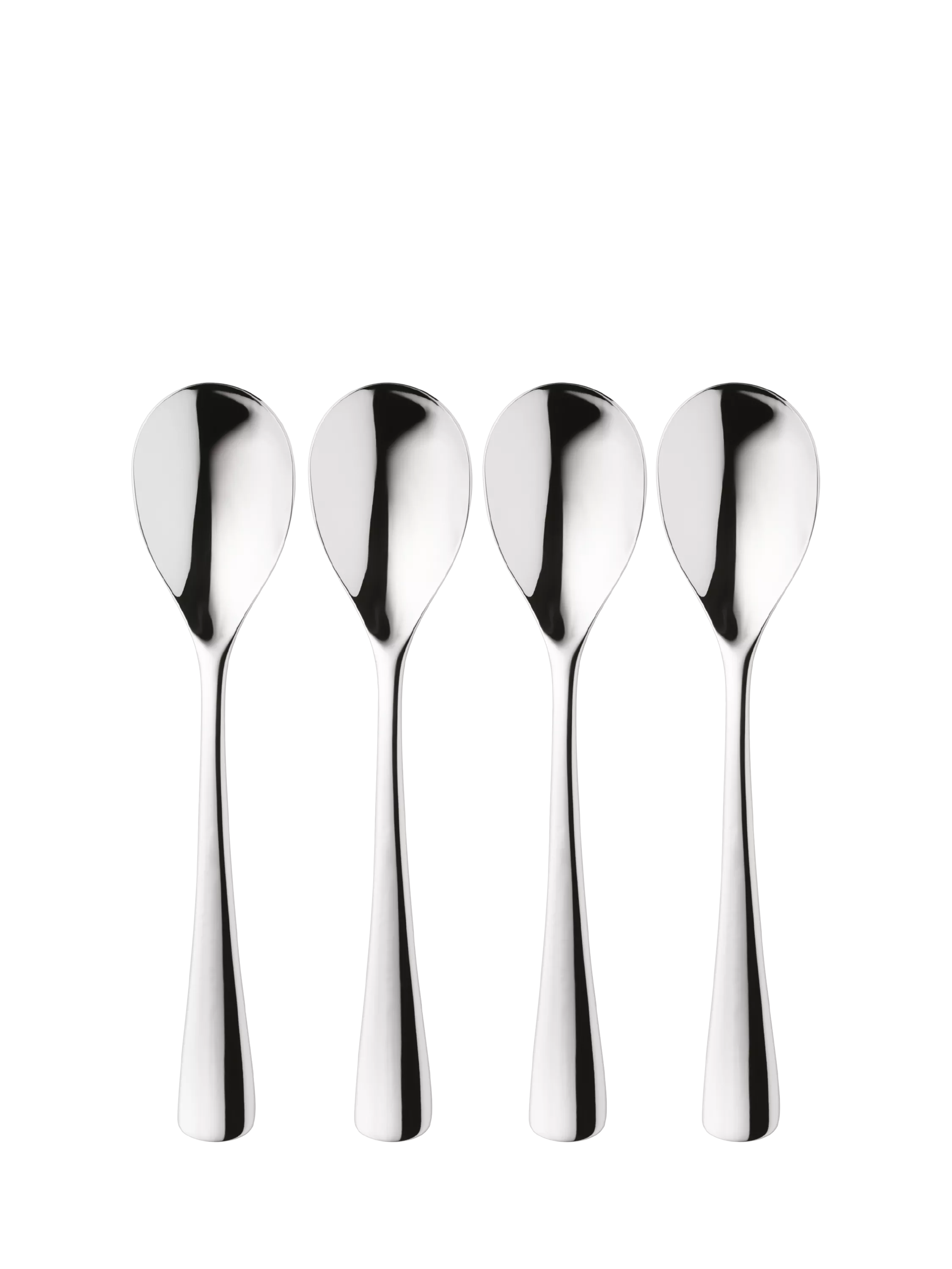 Robert Welch Malvern Bright dessert spoons set of 4, UK version