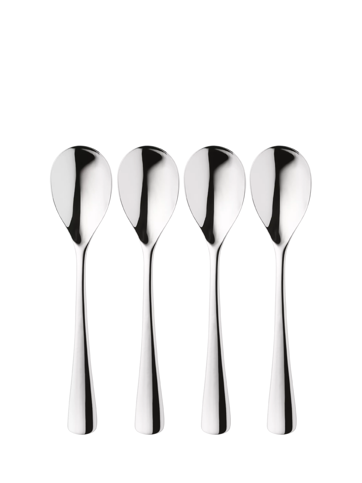 Robert Welch Malvern Bright dessert spoons set of 4, UK version