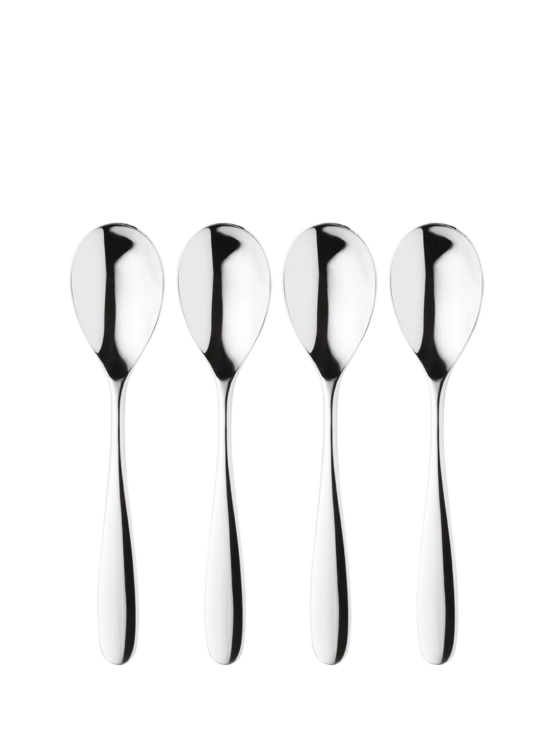 Robert Welch Stanton Bright soup spoon set of 4 - British product