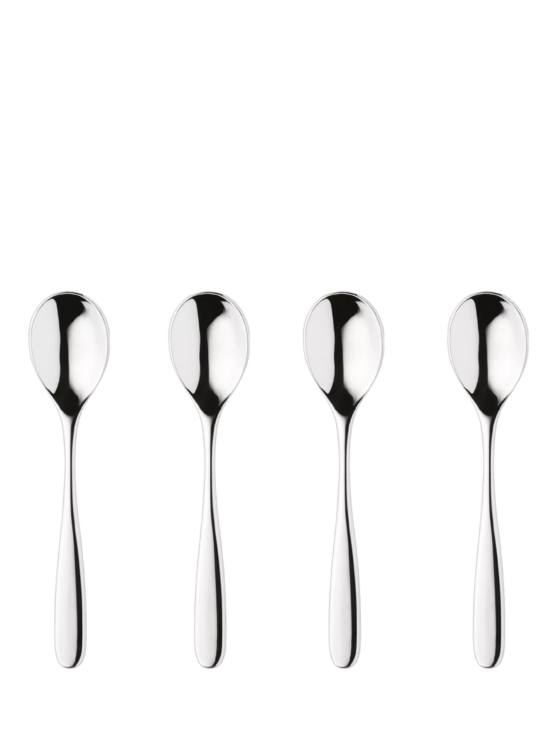 Robert Welch Stanton Bright espresso spoons set of 4, imported from the UK