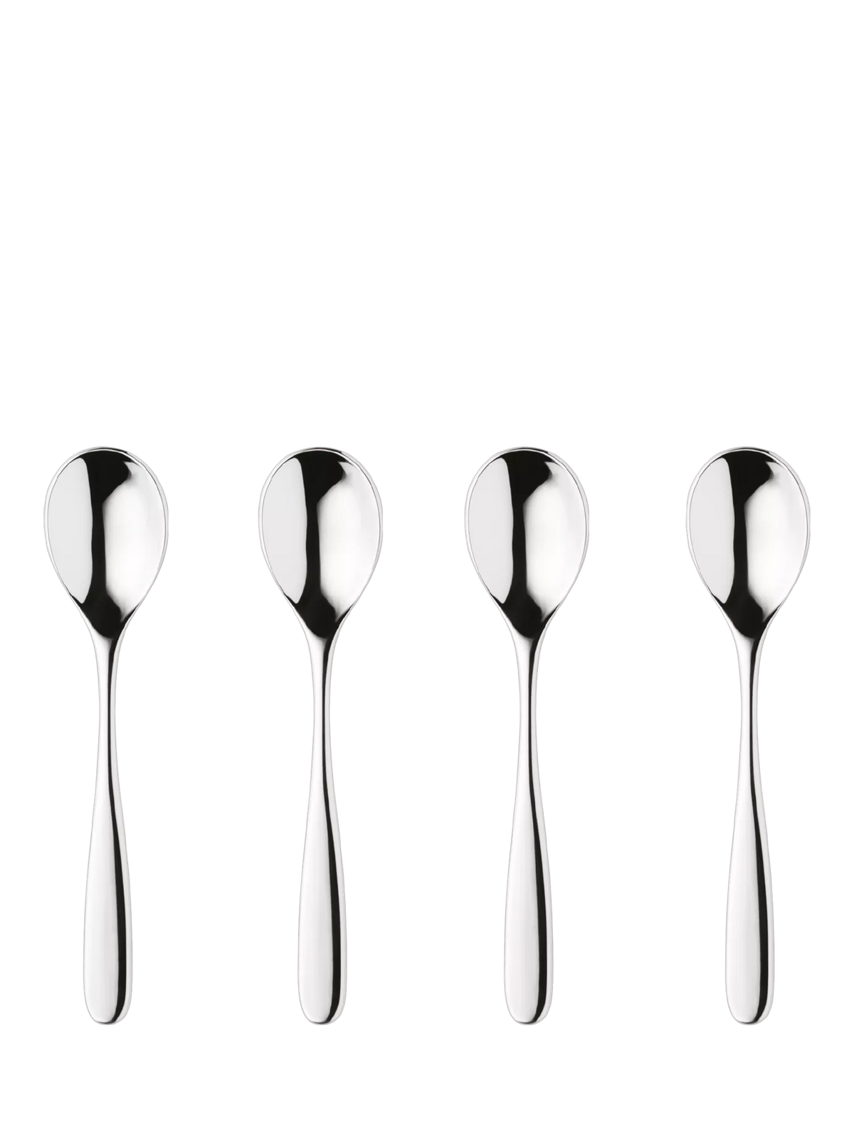 Robert Welch Stanton Bright espresso spoons set of 4, imported from the UK