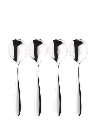 John Lewis Robert Welch Stanton Bright Round Bowl Soup Spoons, Set of 4- Buy online at McGrocer