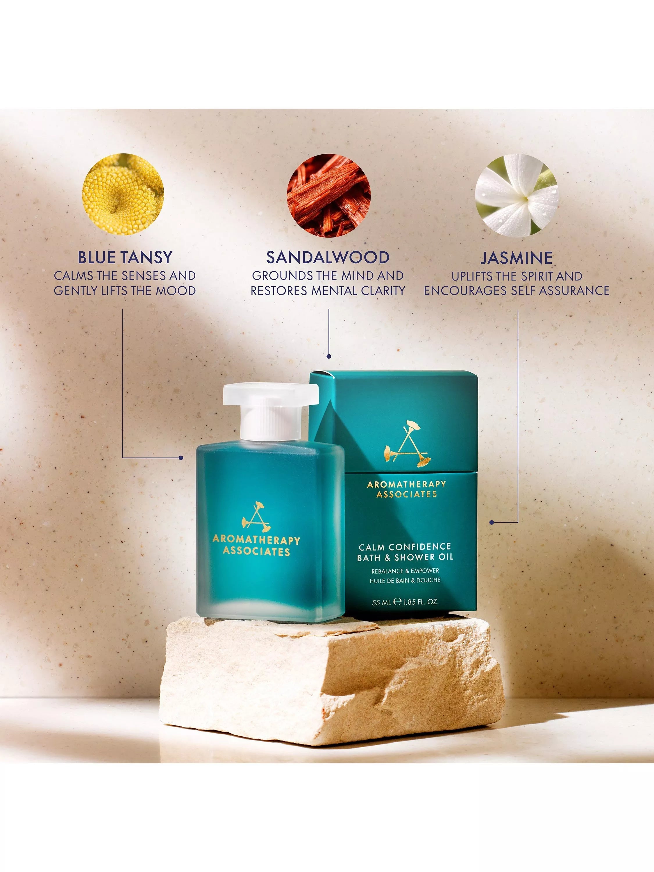 Aromatherapy Associates Calm Confidence bath oil 55ml (British brand)