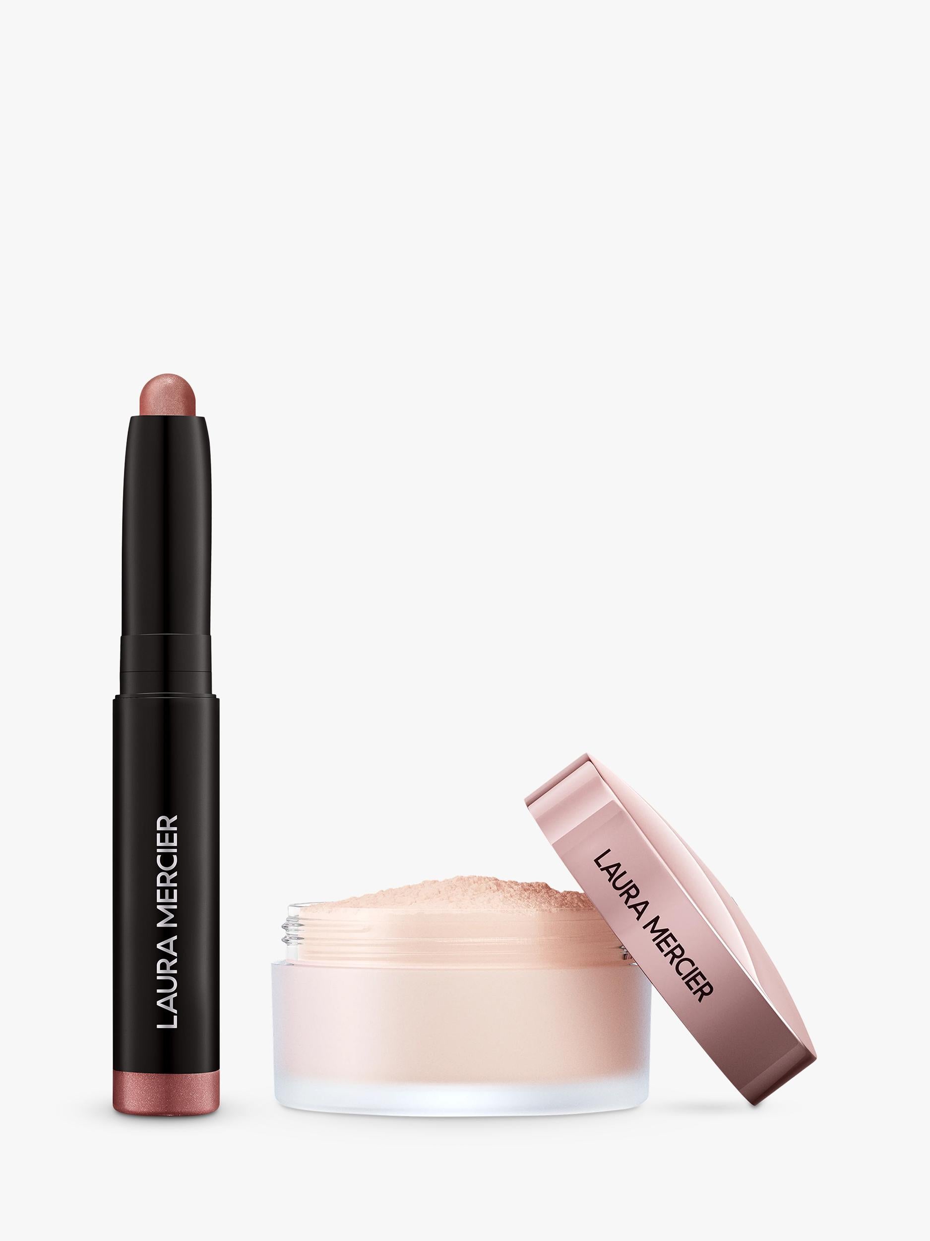 Laura Mercier makeup gift set with mini powder and eyeshadow, UK version