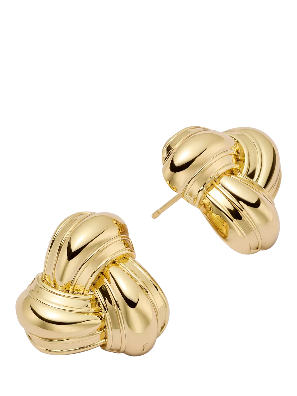 Daisy London knot stud earrings gold (British brand)