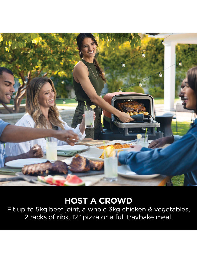 Ninja Woodfire outdoor oven 8-in-1 with cover (British brand)