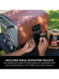 Ninja Woodfire outdoor oven 8-in-1 with cover (British brand)