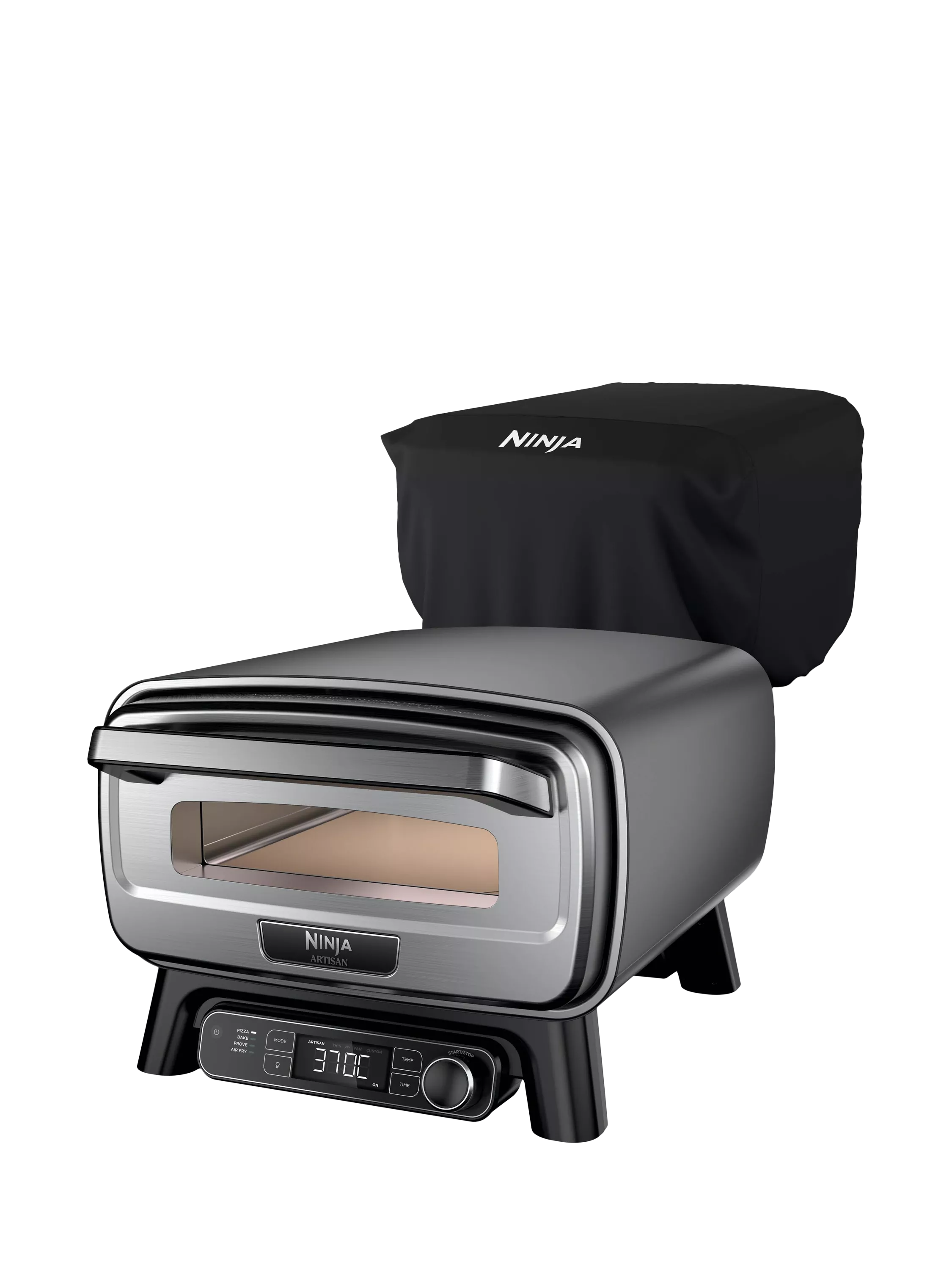 Ninja Artisan electric outdoor pizza oven 12-inch with cover and peel, imported from the UK