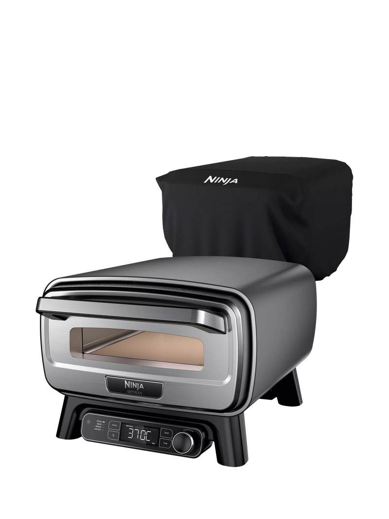 Ninja Artisan electric outdoor pizza oven 12-inch with cover and peel, imported from the UK