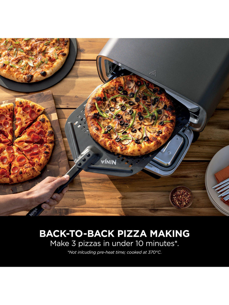 Ninja Artisan electric outdoor pizza oven 12-inch with cover and peel, imported from the UK