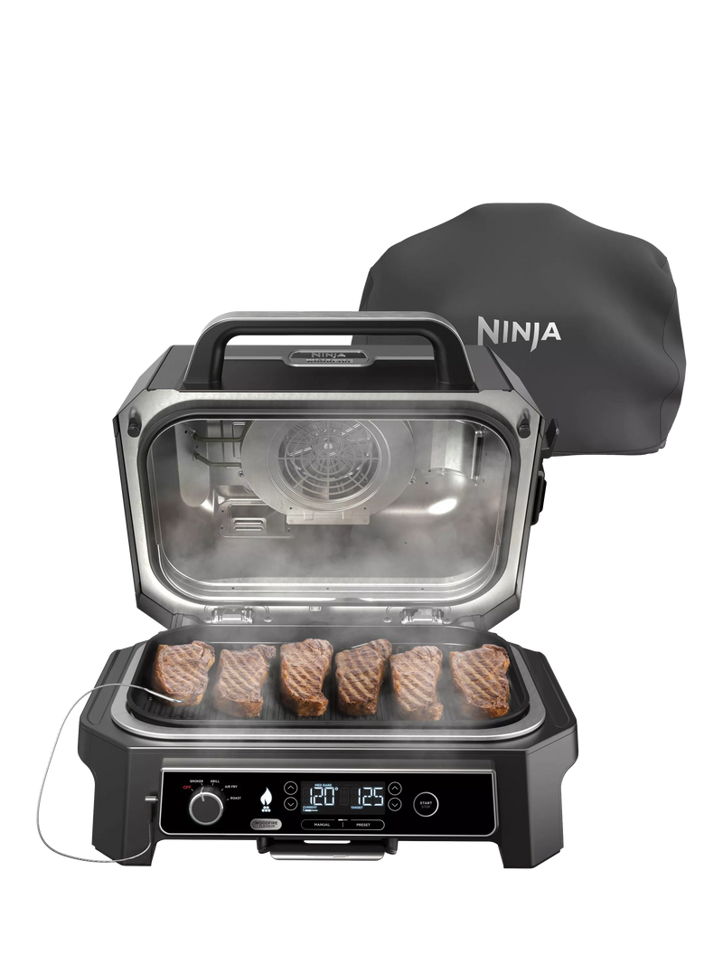 Ninja Woodfire Pro XL electric BBQ grill and smoker, imported from the UK