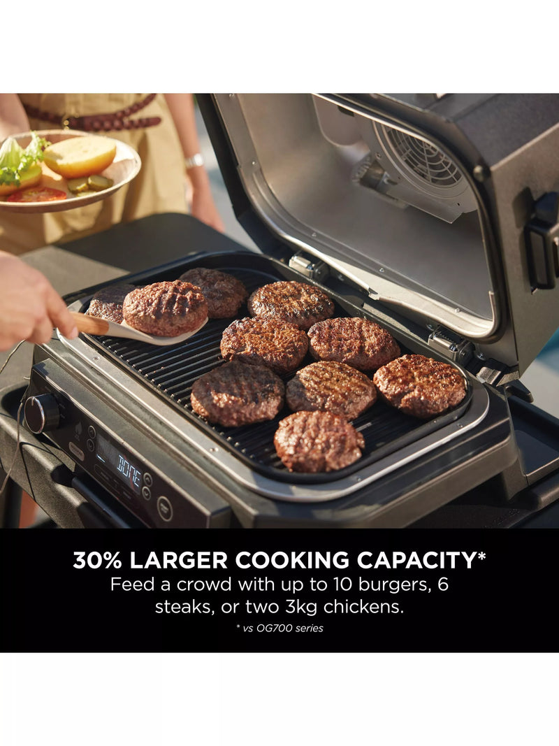 Ninja Woodfire Pro XL electric BBQ grill and smoker, imported from the UK