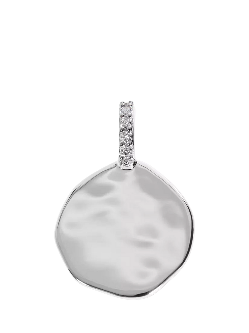 Monica Vinader coin pendant solid sterling silver - British product