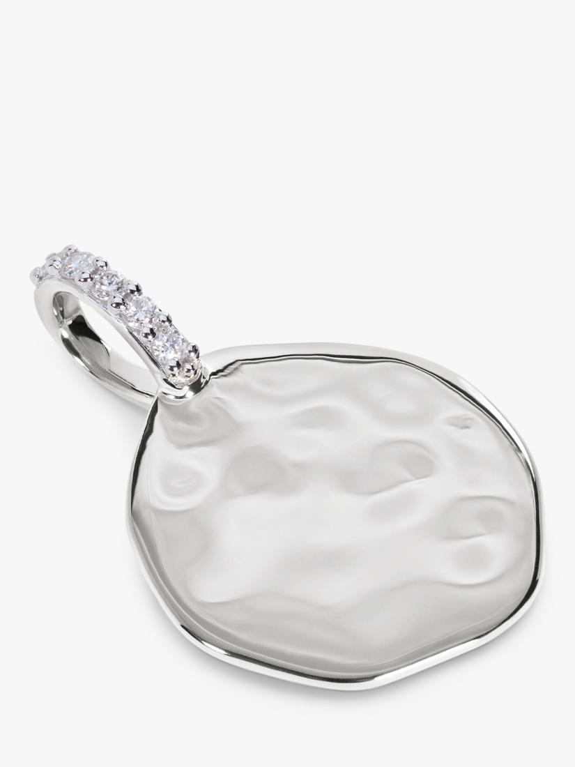 Monica Vinader coin pendant solid sterling silver - British product