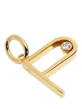 Monica Vinader initial pendant with lab grown diamond, UK version